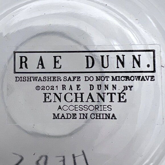 Rae Dunn Stemless Wine Glass Set His & Hers Shamrock Enchante' Accessories 2021 - Picture 6 of 9